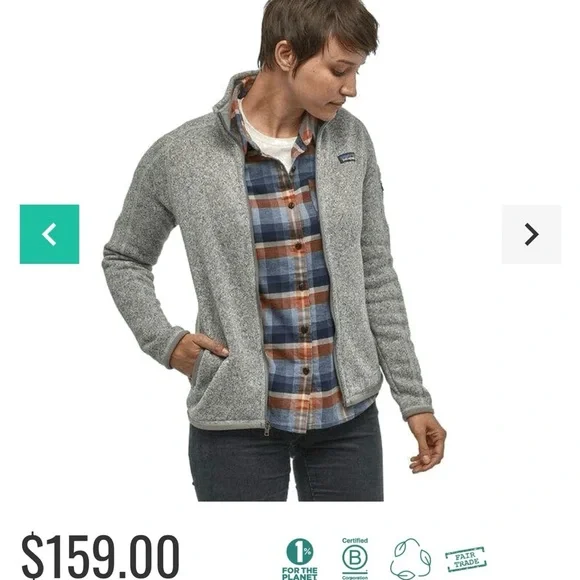 The North Face Women's Heather black & white tweed winter jacket - Picture 2 of 7